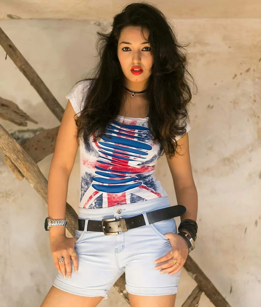 Real customer styling featuring The Swag World velvet choker & casual denim
