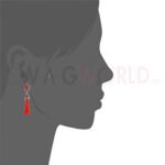 Abigail Red Earrings
