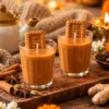 Chai Candle in Glass with Biscuit Wick Holder, 80g | The Swag World
