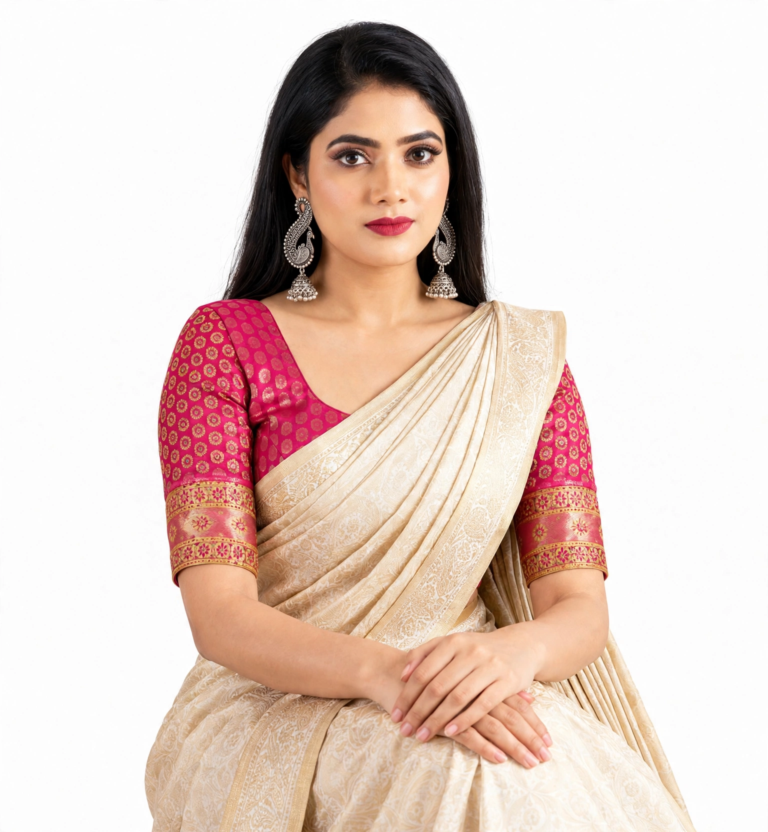 Devika – Peacock Beads - View 2