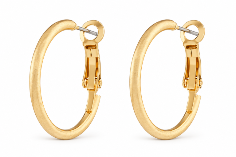 Golden Hoop Earrings