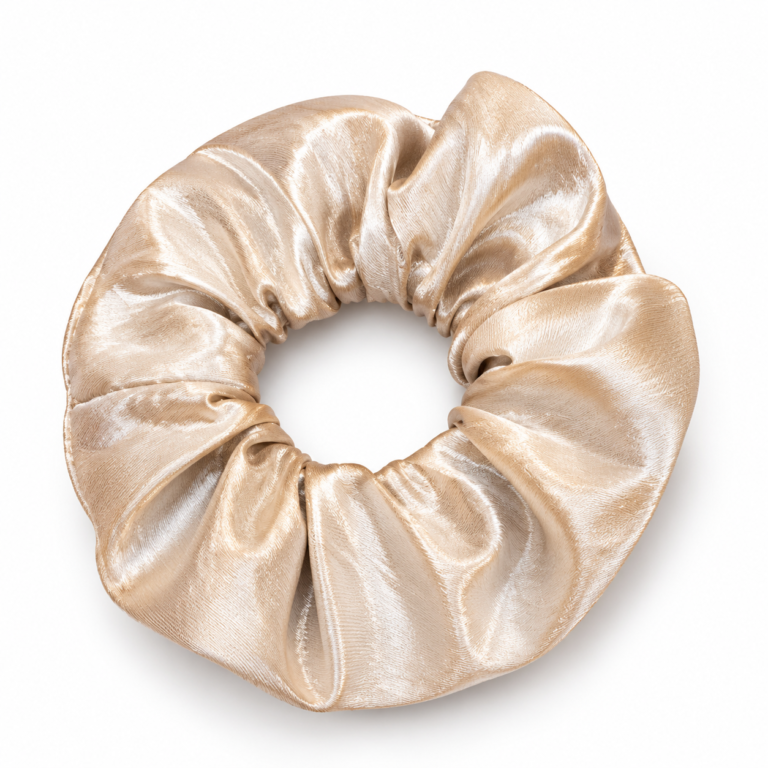 Silver Scrunchie