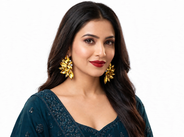 Sophia Gold Earrings - View 2