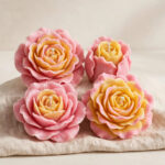 Blooming Rose Decorative Flower Candles