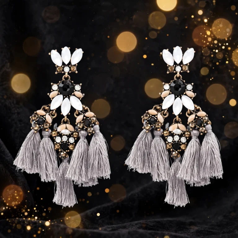 Amanda Grey Tassels - View 2
