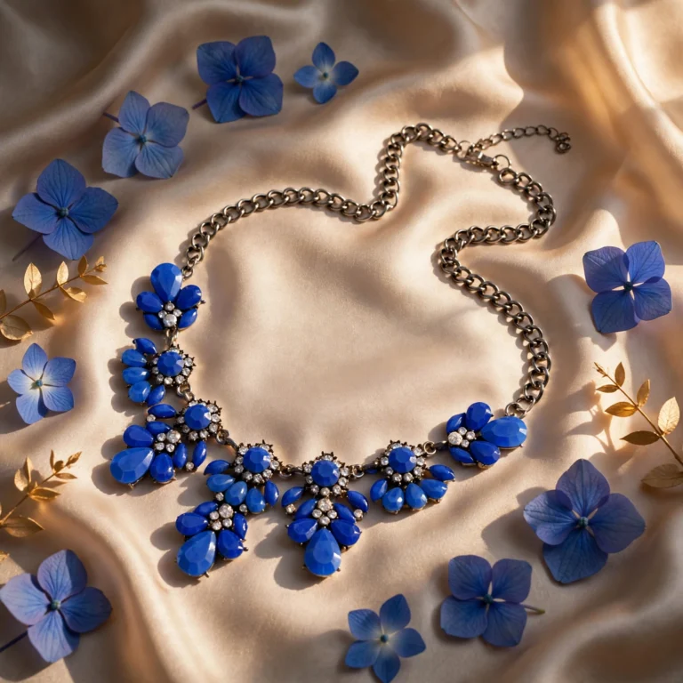 Candy Navy Blue Necklace