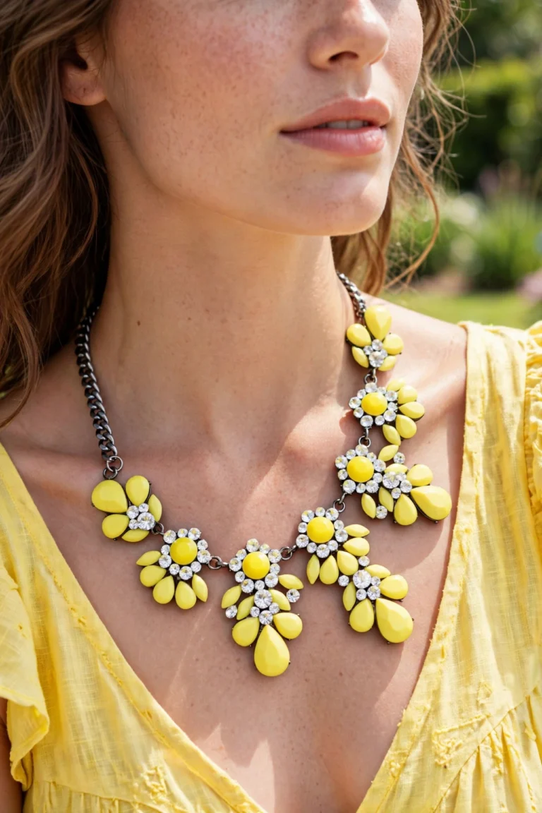 Candy Yellow Necklace - View 2