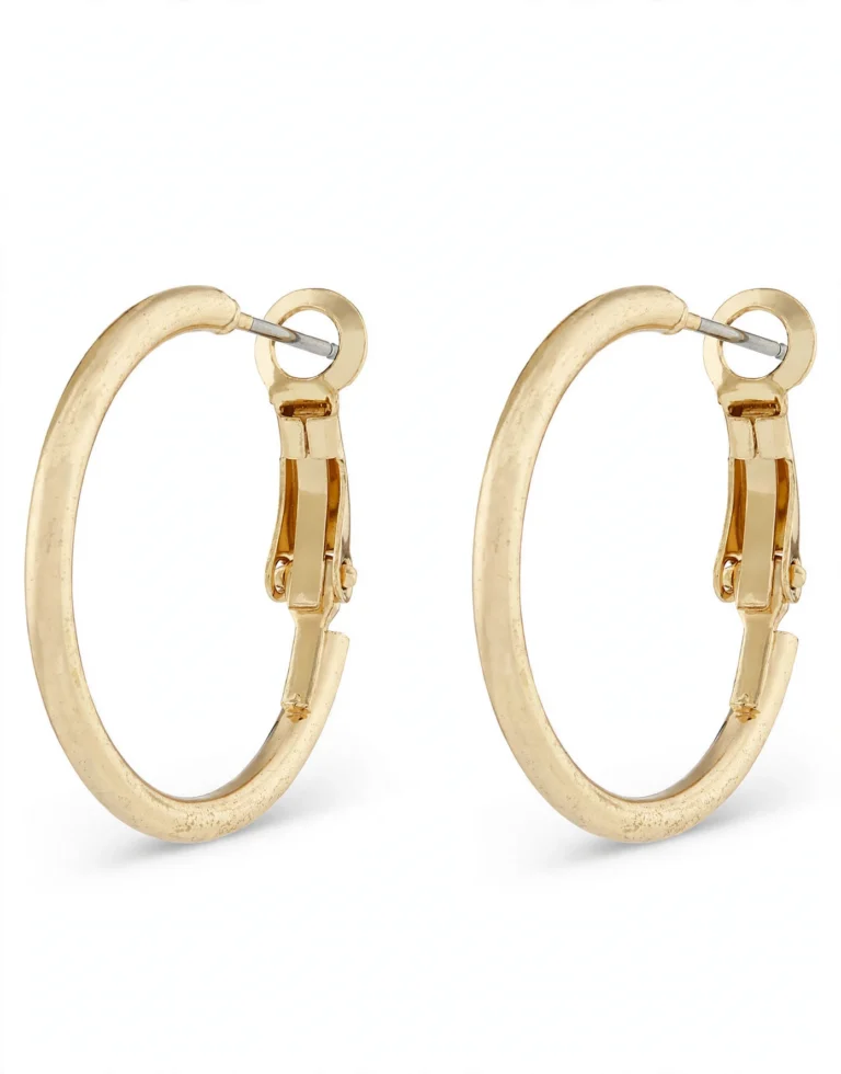 Golden Hoop Earrings