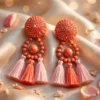 Kayla Peach Earrings