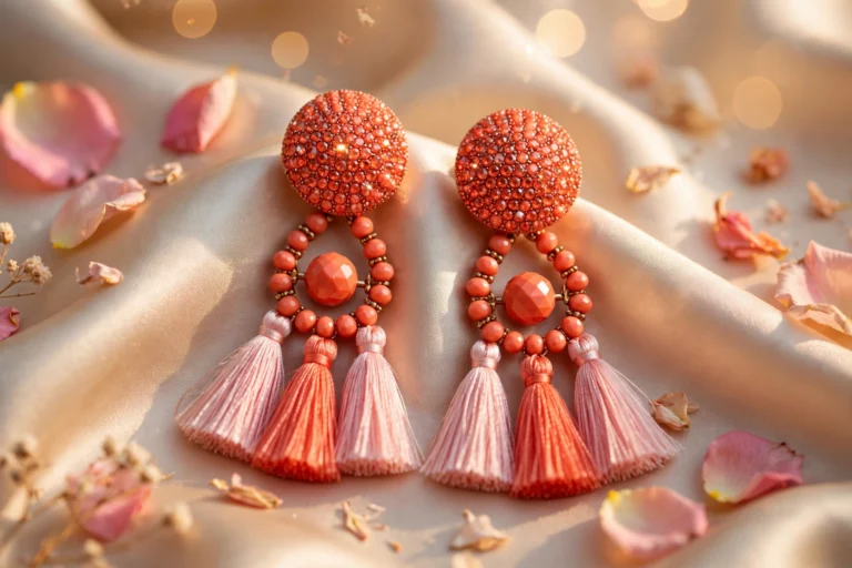 Kayla Peach Earrings