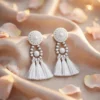 Kayla White Earrings