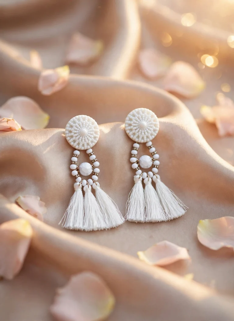 Kayla White Earrings