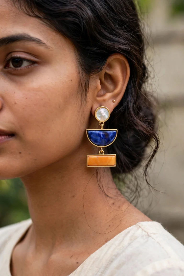 Neelam Earrings - View 2