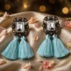 Nicole Aqua Blue Earrings