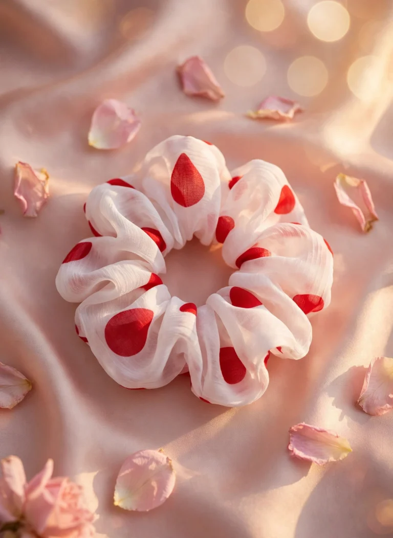 Polka Dot Scrunchie