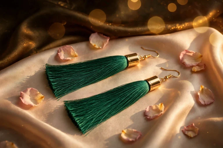 Samaira Green Earrings