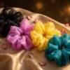 Scrunchies – Orchid – Set of 4