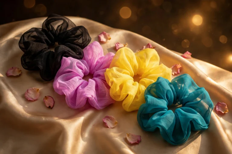 Scrunchies – Orchid – Set of 4