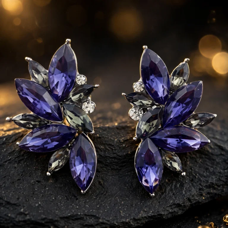 Sophia Purple Earrings