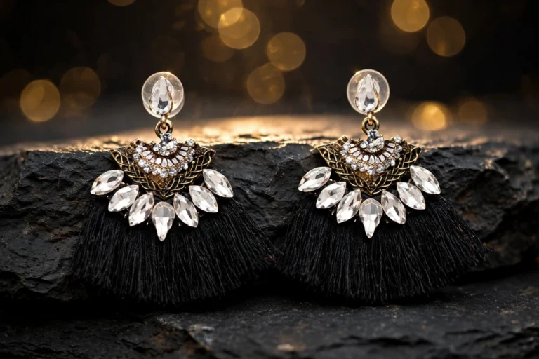 XOXO Black Earrings